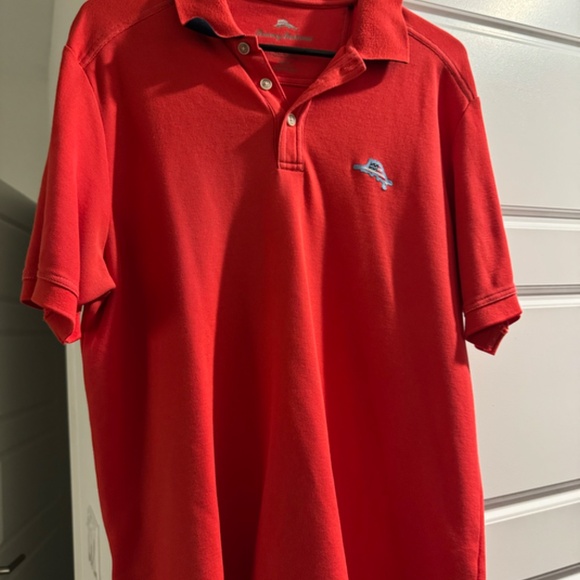 Tommy Bahama Men’s Polo Shirt – Medium – Barely Used - Red - Picture 2 of 7
